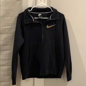 Black and gold Nike pullover